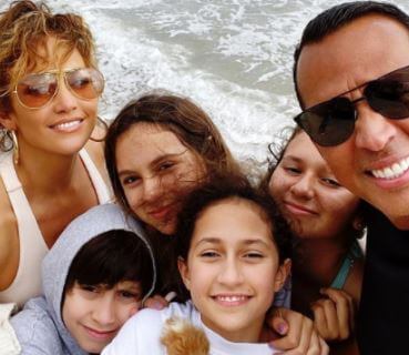 Natasha Alexander Rodriguez with her family